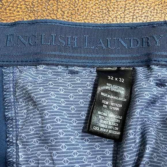 Like New English Laundry Stretch 98% Cotton & 2% Spandex Stone Washed Pants! - Picture 8 of 8